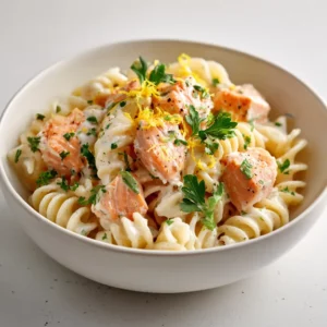 30 Minute Salmon Pasta: Quick, creamy, and family-friendly dinner 8 30 Minute salmon pasta with lemon and parsley
